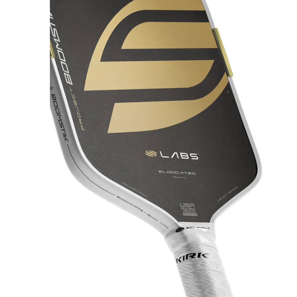 Vợt Pickleball Selkirk LABS Boomstik Asia Regal Elongated 'Yellow’ - Ảnh 4