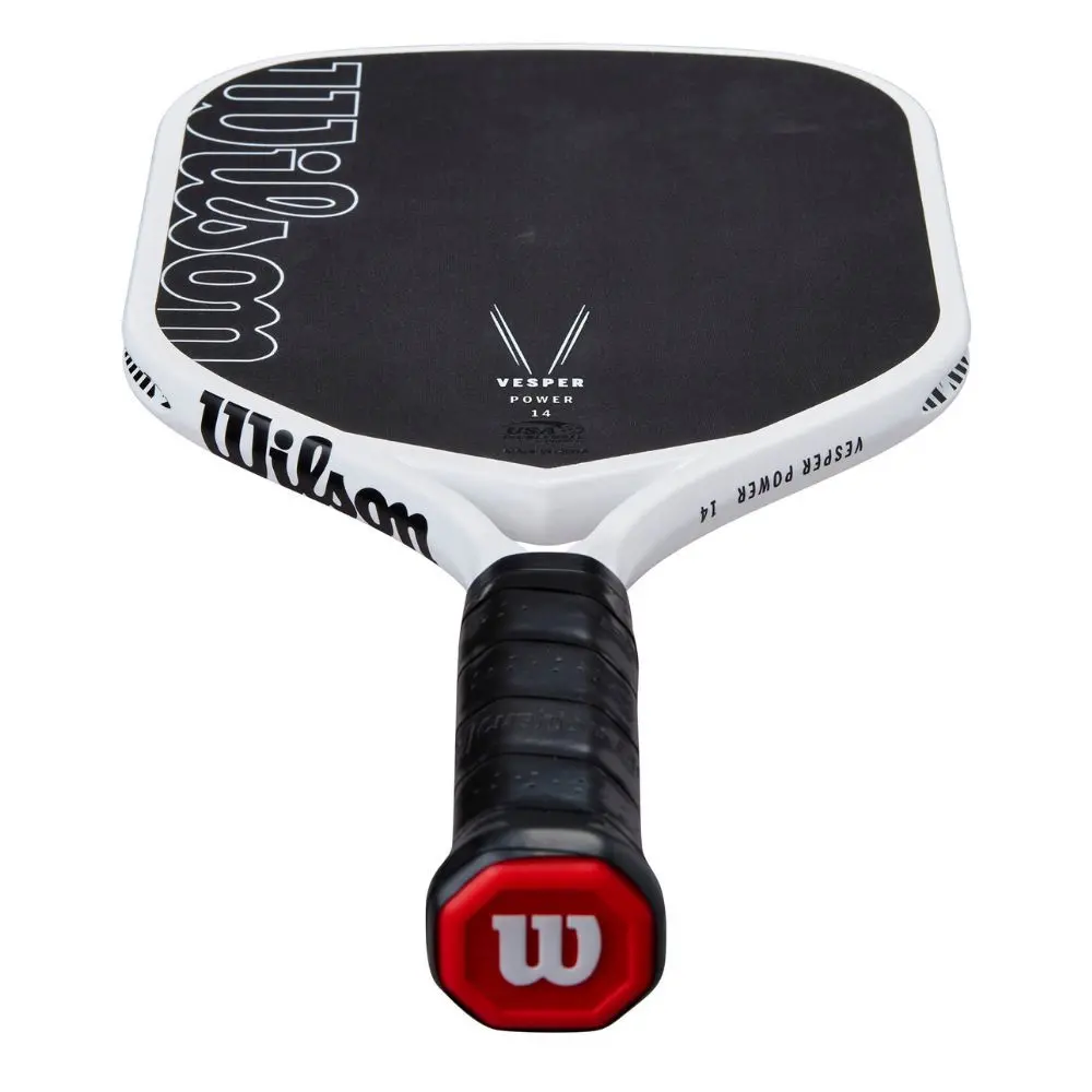 Vợt Pickleball Wilson Vesper Power 14mm ‘Black White’ - Ảnh 4
