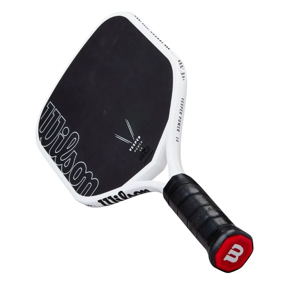 Vợt Pickleball Wilson Vesper Power 14mm ‘Black White’ - Ảnh 3