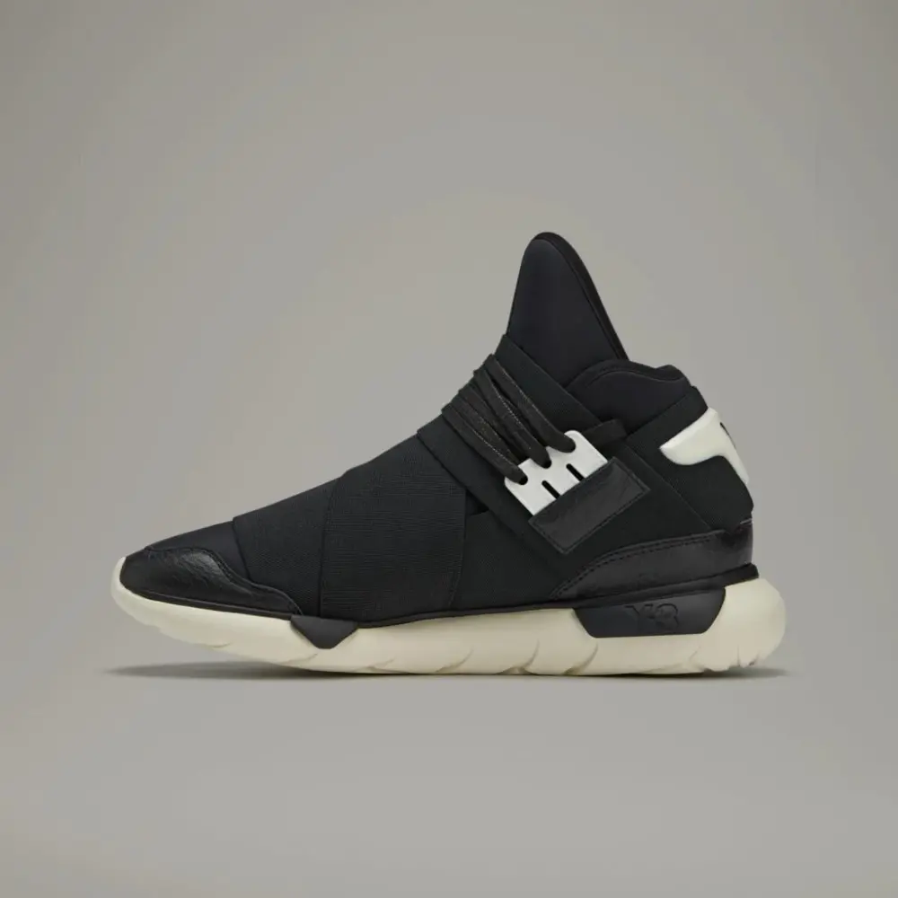Giày Adidas Y-3 Qasa High ‘Black White’ B35673 - Ảnh 6