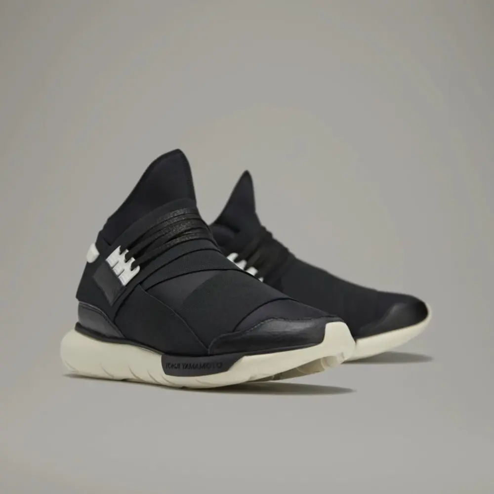 Giày Adidas Y-3 Qasa High ‘Black White’ B35673 - Ảnh 4