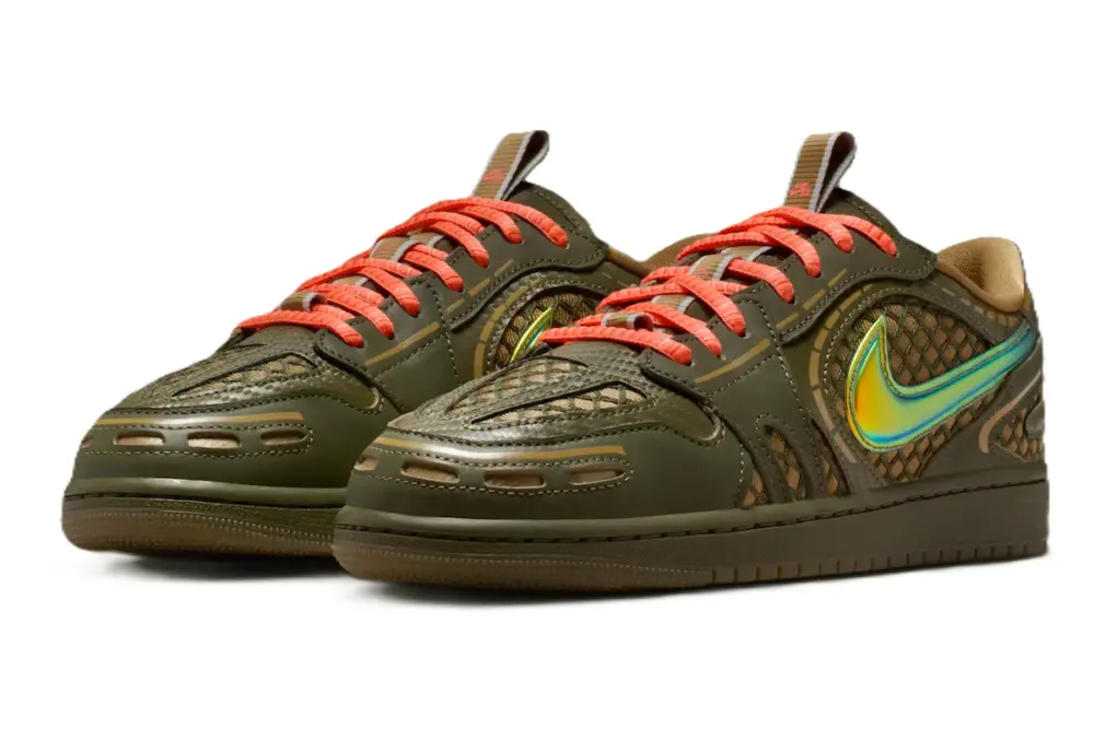 Alternative view of Giày Nike Air Jordan 1 Low ‘Brown Kelp’ HQ2186-300