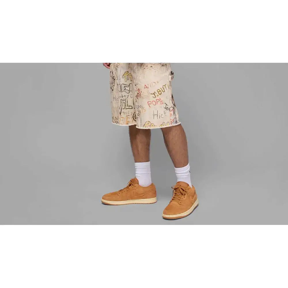 Giày Nike Air Jordan 1 Low SE ‘Flax’ HV4089-200 - Ảnh 6