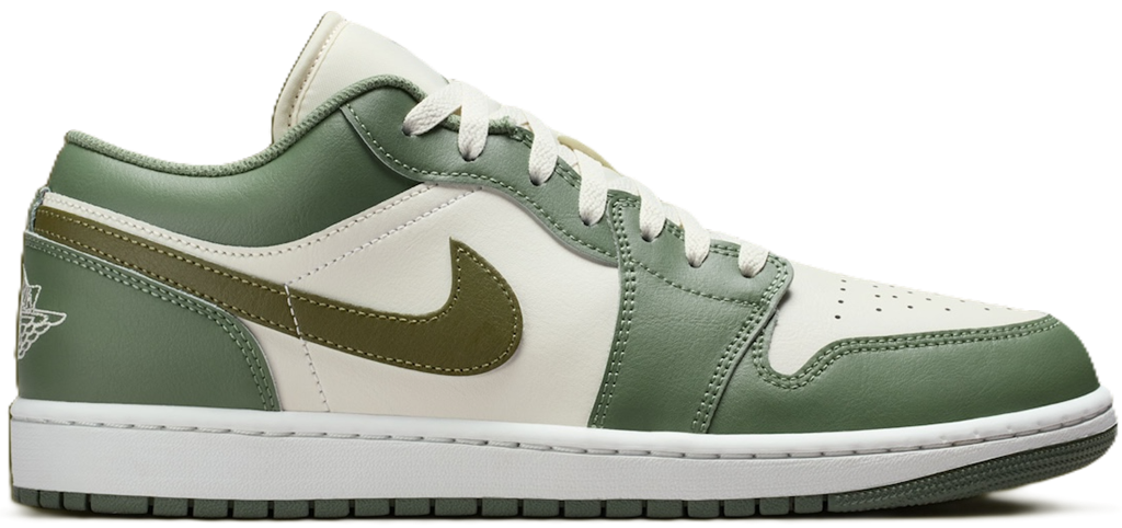 Giày Nike Air Jordan 1 Low ‘Medium Olive’ 553558-300