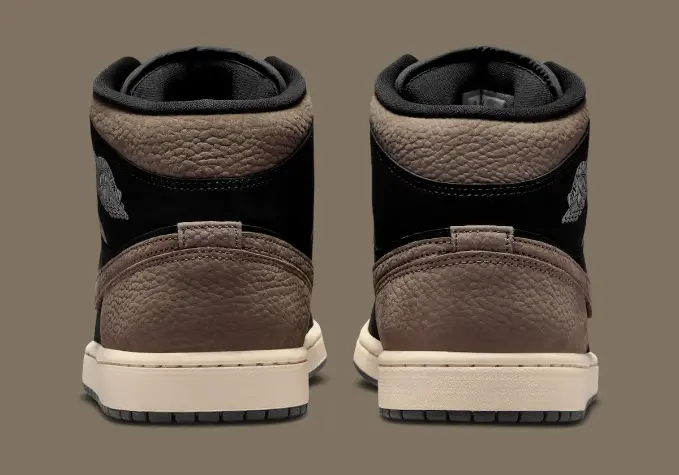 Giày Nike Air Jordan 1 Mid SE ‘Olive Grey’ IB7110-002 - Ảnh 3