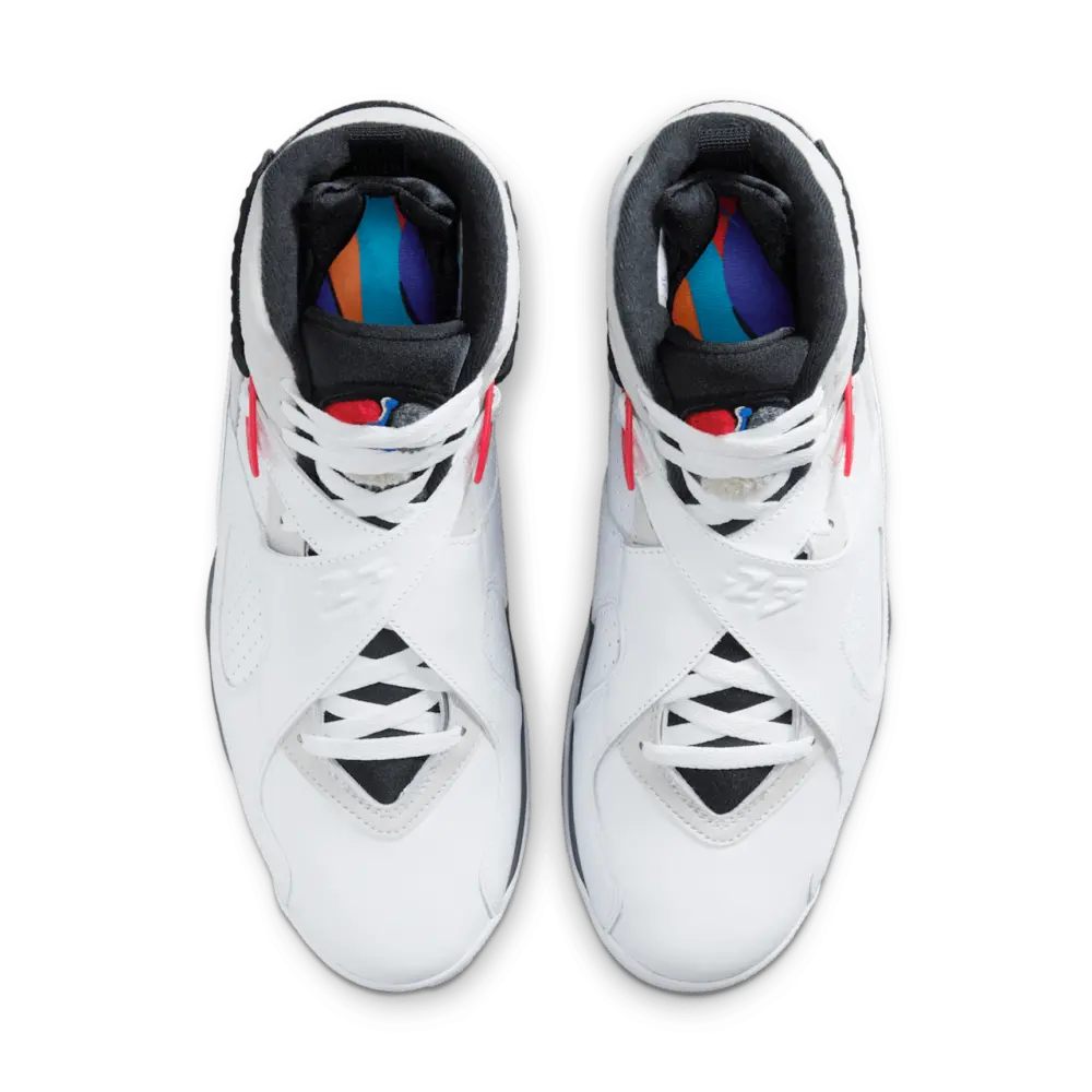 Giày Nike Air Jordan 8 Retro ‘White True Red’ 305381-100 - Ảnh 8