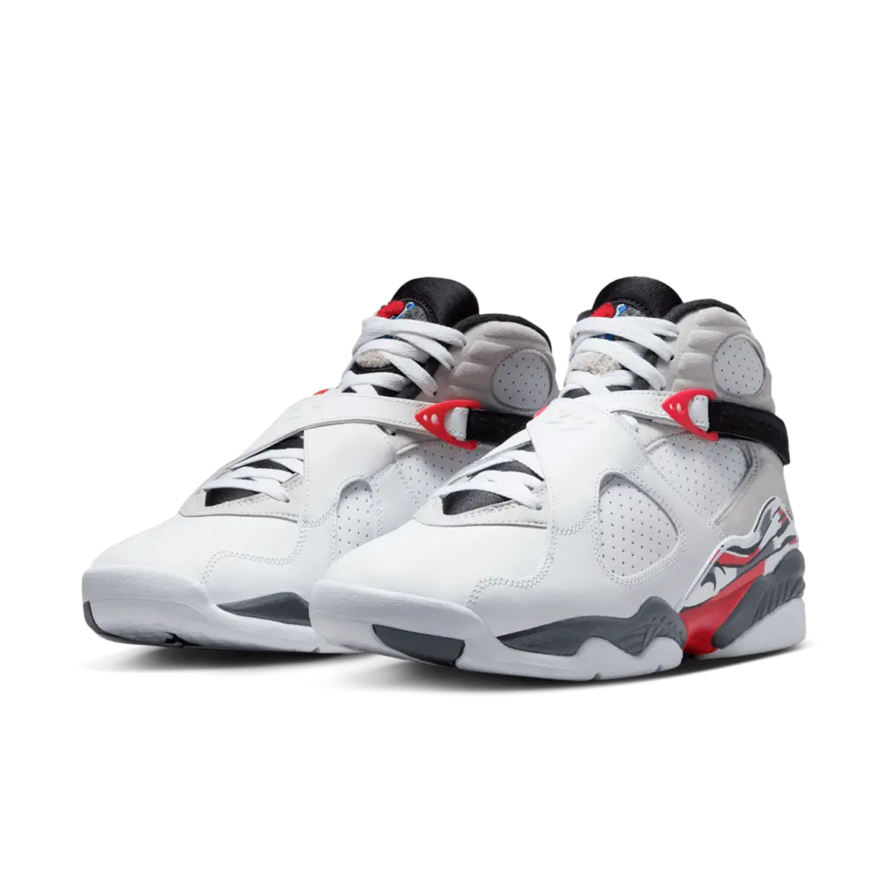 Giày Nike Air Jordan 8 Retro ‘White True Red’ 305381-100 - Ảnh 6