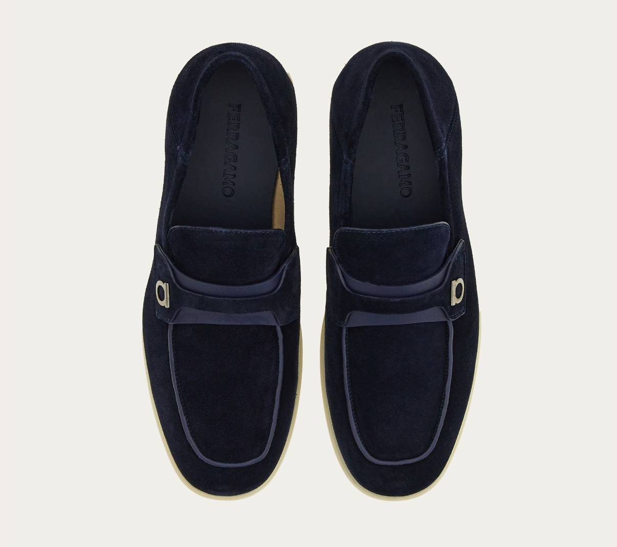 Alternative view of Giày Salvatore Ferragamo Deconstructed ‘Blue’ 021599-769253