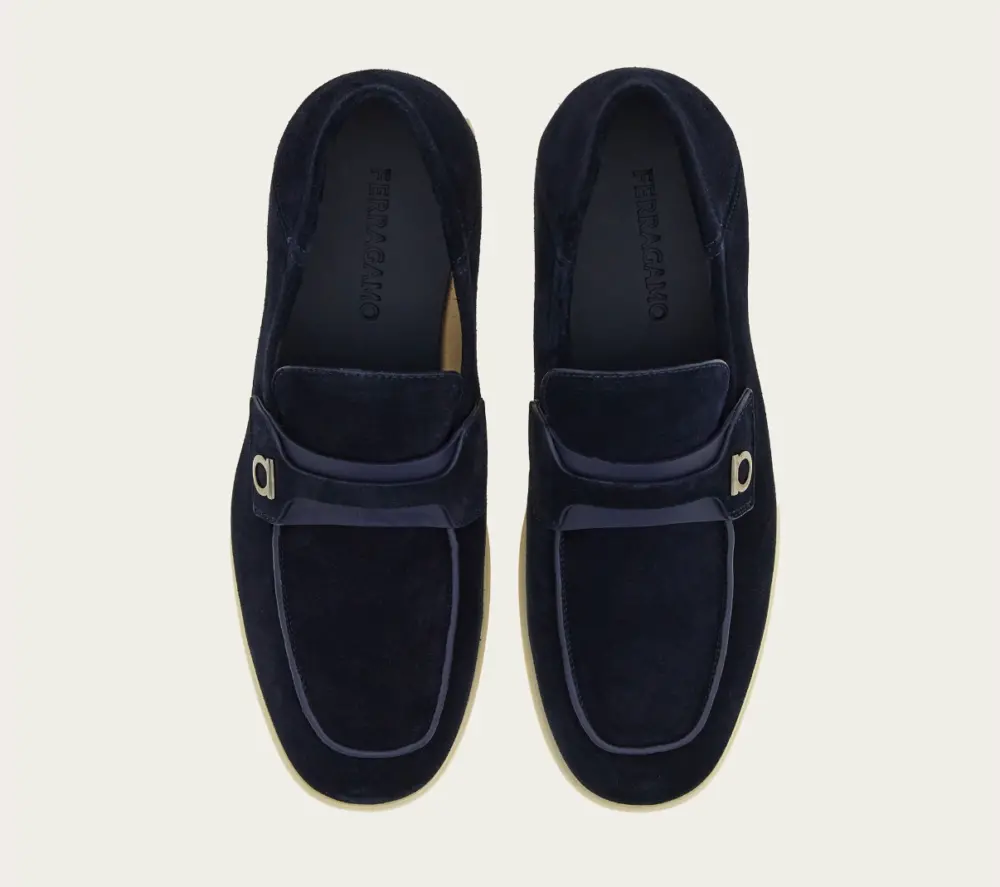 Alternative view of Giày Salvatore Ferragamo Deconstructed ‘Blue’ 021599-769253