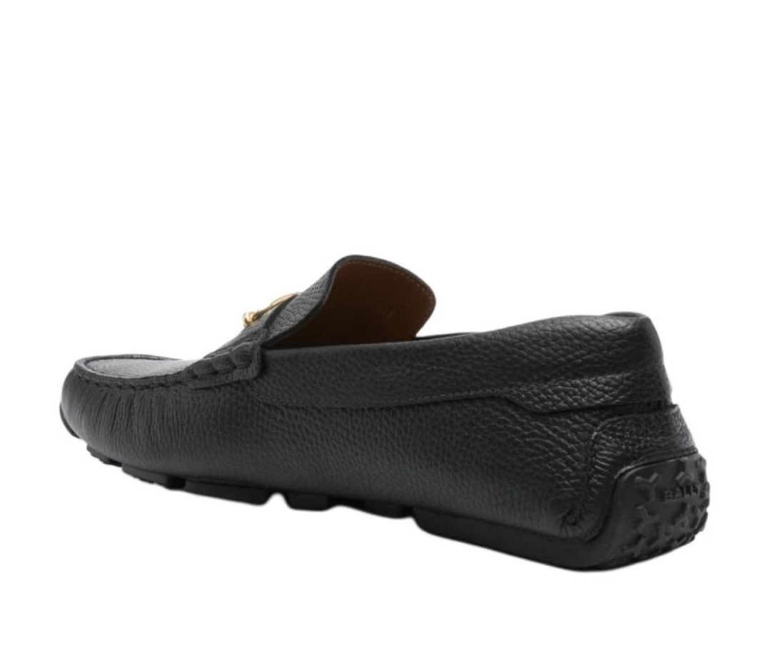 Giày Bally Leather Loafers 'Black' 6307104 - Ảnh 3