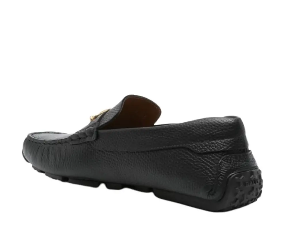 Giày Bally Leather Loafers 'Black' 6307104 - Ảnh 3