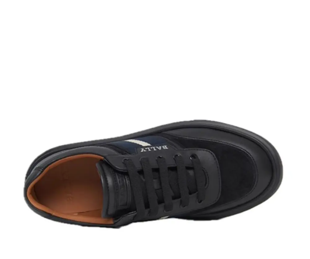 Alternative view of Giày Bally Leather Sneaker 'Black' 6307943