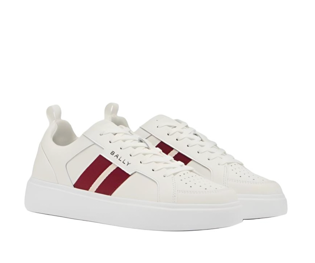Alternative view of Giày Bally Leather Sneakers 'White' 6313178