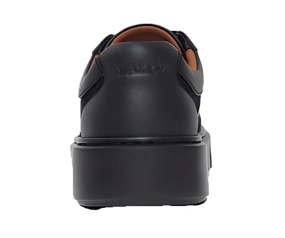 Giày Bally Leather Sneaker 'Black' 6307943 - Ảnh 3