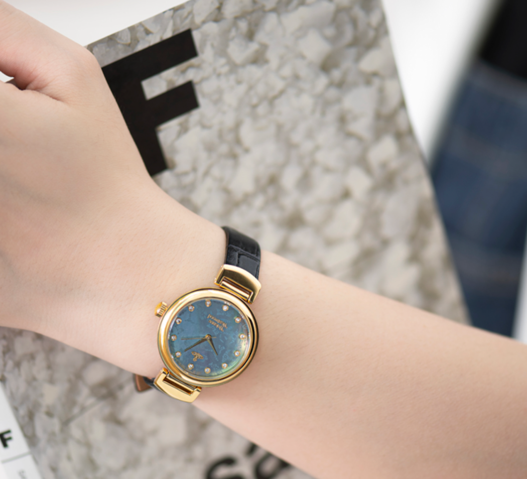 Đồng Hồ Vivienne Westwood Hampton 'Mother of Pearl' VV128GDBK - Ảnh 4