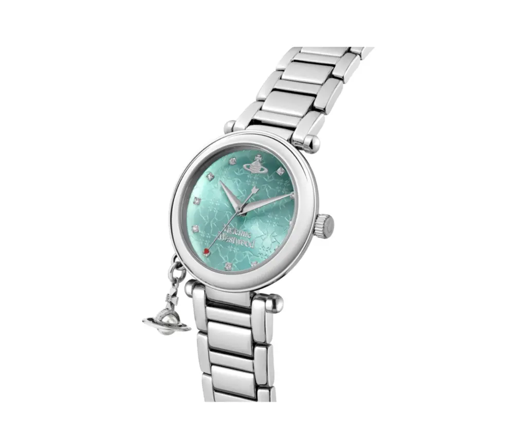 Đồng Hồ Vivienne Westwood Orb 'Tiffany' VV006TBLSL - Ảnh 4