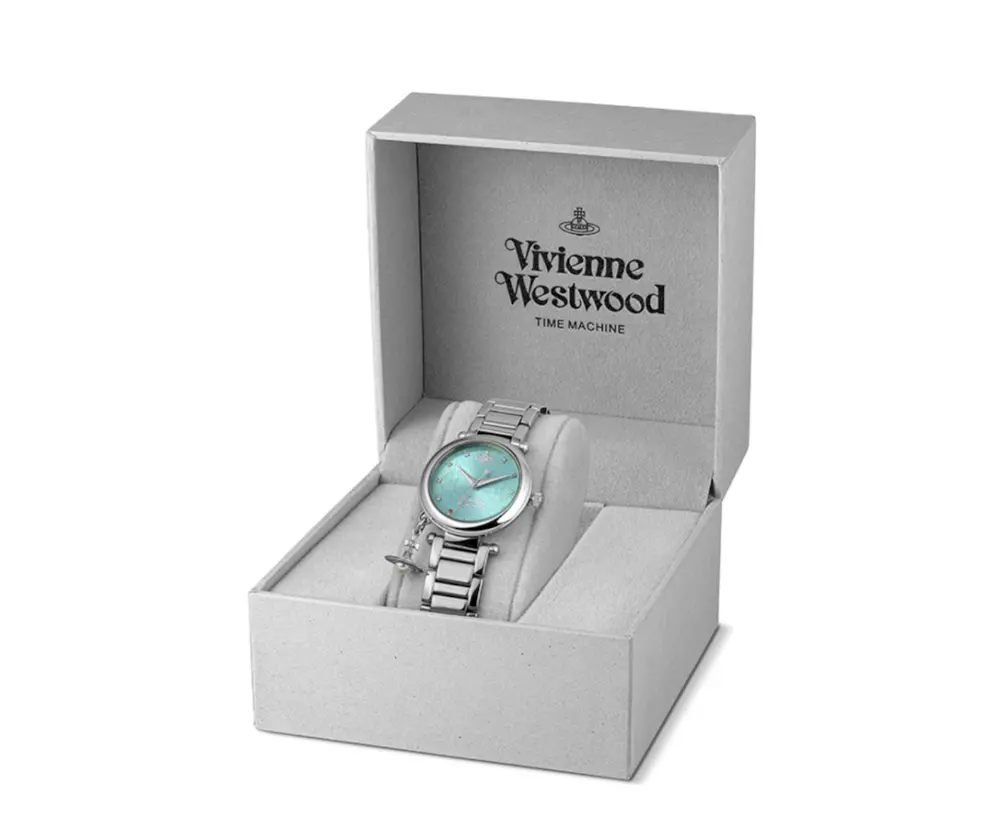 Đồng Hồ Vivienne Westwood Orb 'Tiffany' VV006TBLSL - Ảnh 3