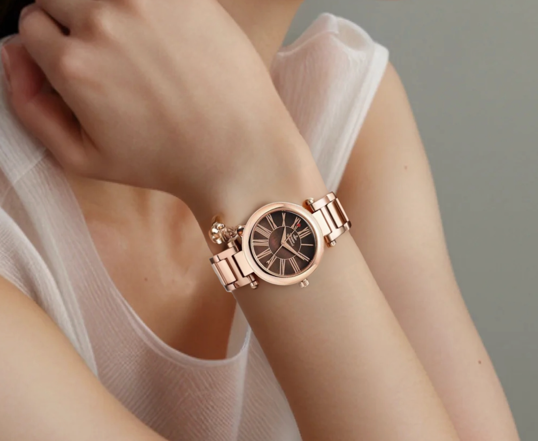 Đồng Hồ Vivienne Westwood Orb 'Rose Gold' VV006PBRRS - Ảnh 5