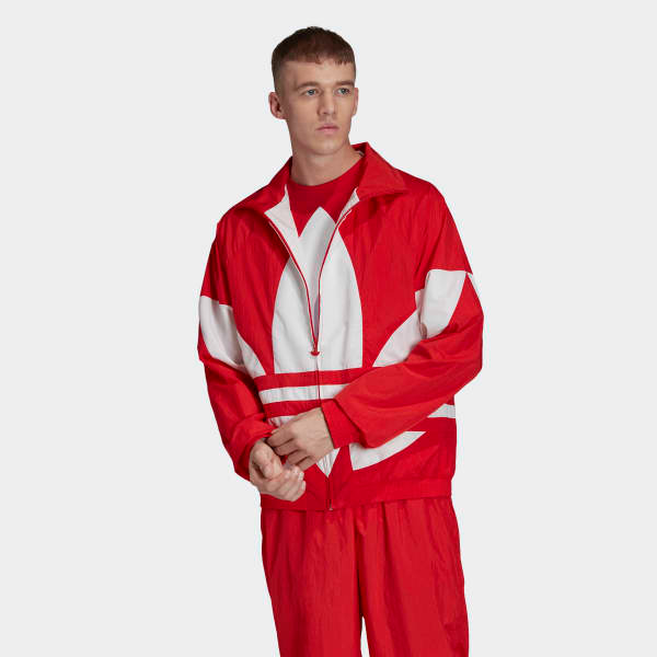 Alternative view of Áo Adidas Big Trefoil Track Jacket 'Red' FM9891