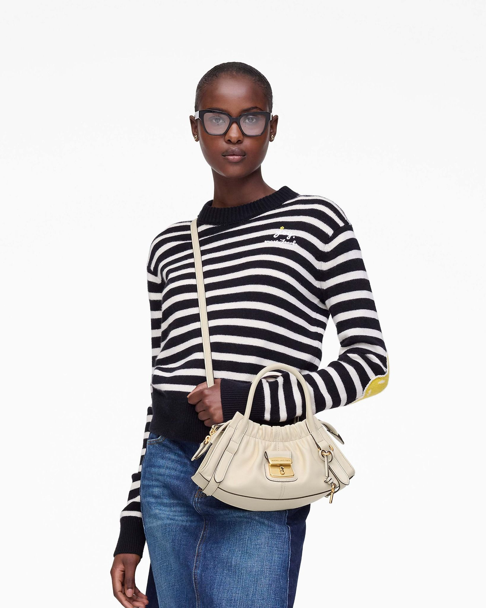 Túi Marc Jacobs Cristina Small Satchel 'Ivory' 2F5HCR014H01-111 - Ảnh 4