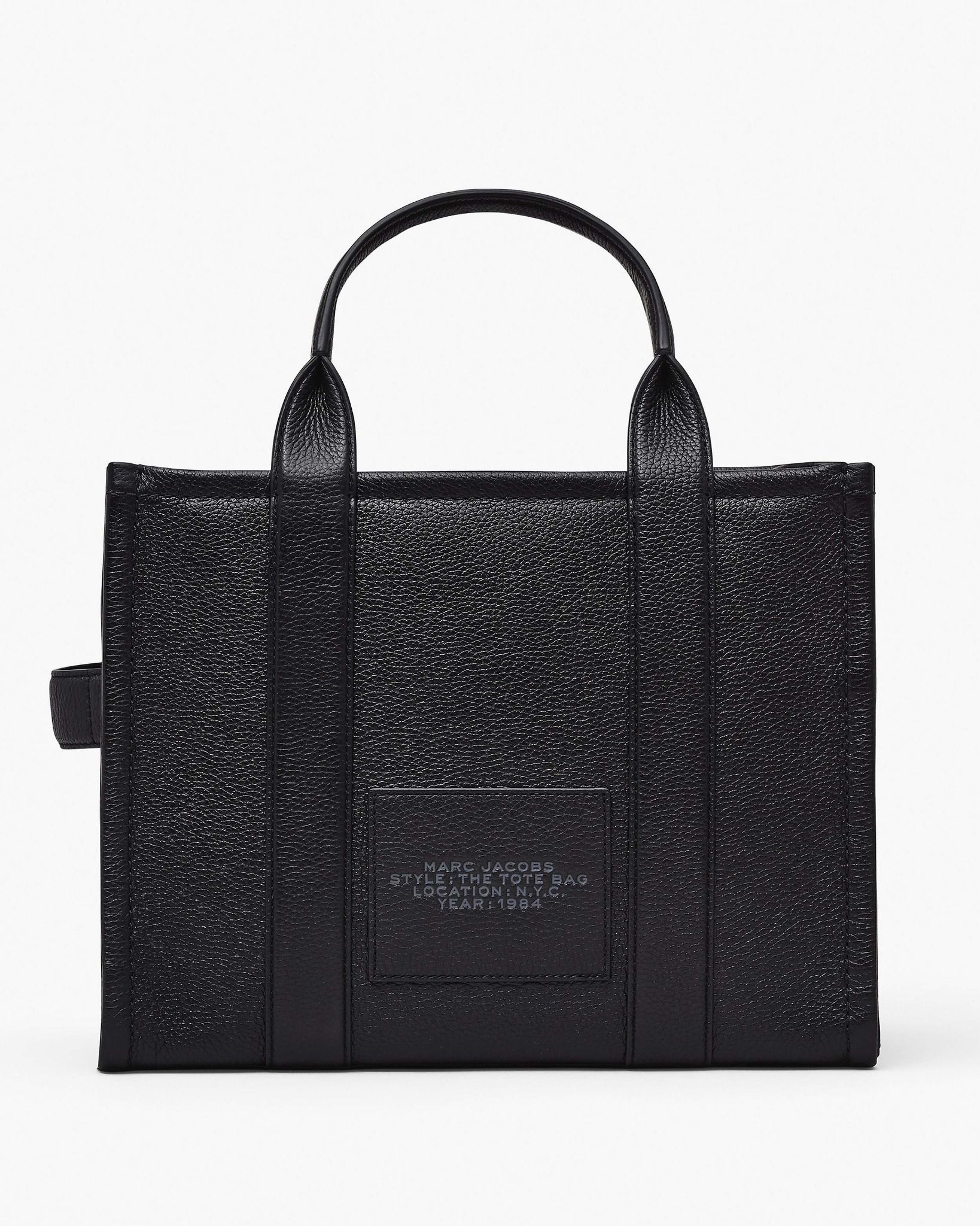 Alternative view of Túi Marc Jacobs Leather Medium Tote Bag 'Black' H004L01PF21-001