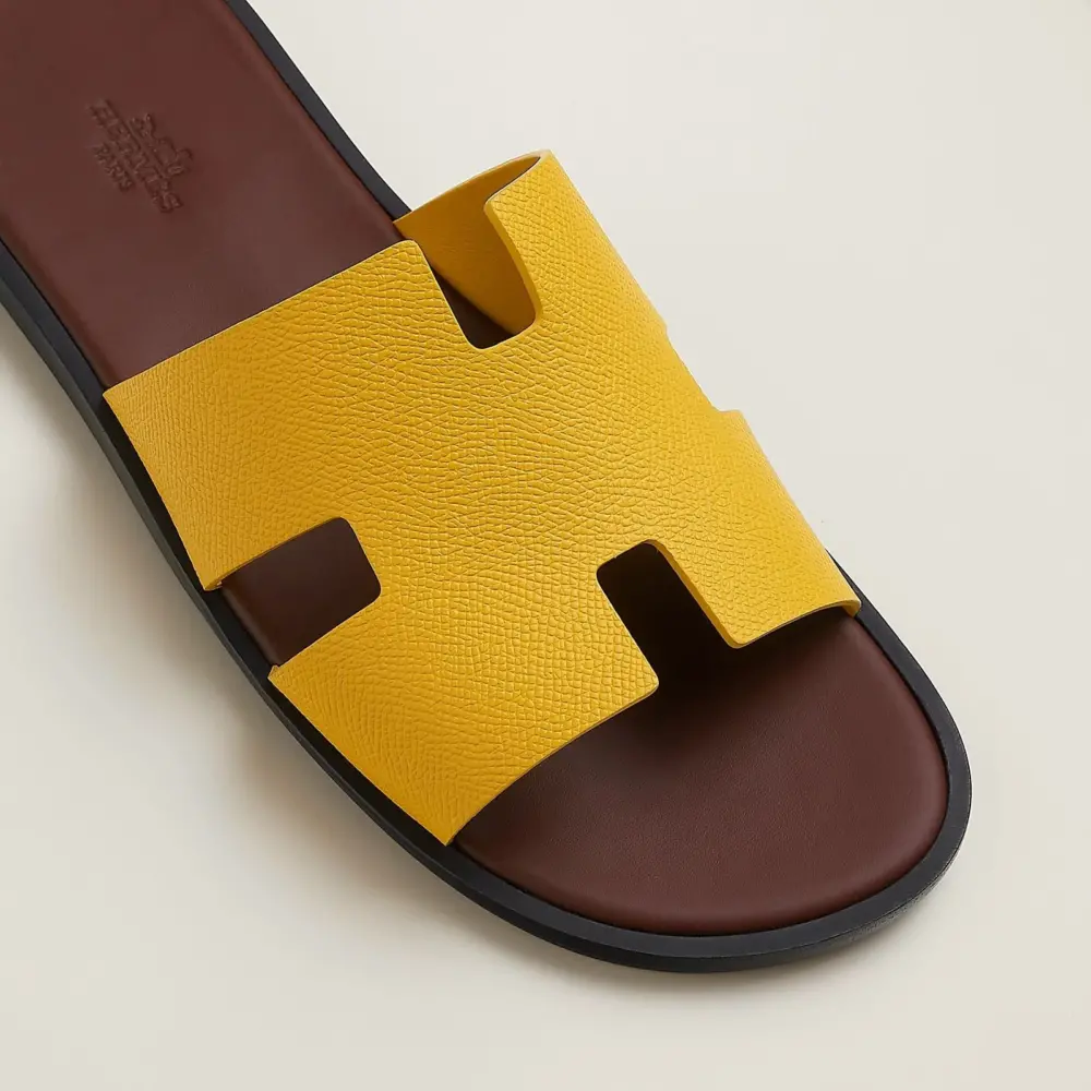 Dép Hermes Izmir Sandal 'Jaune Soleil' H221824ZH15400 - Ảnh 4