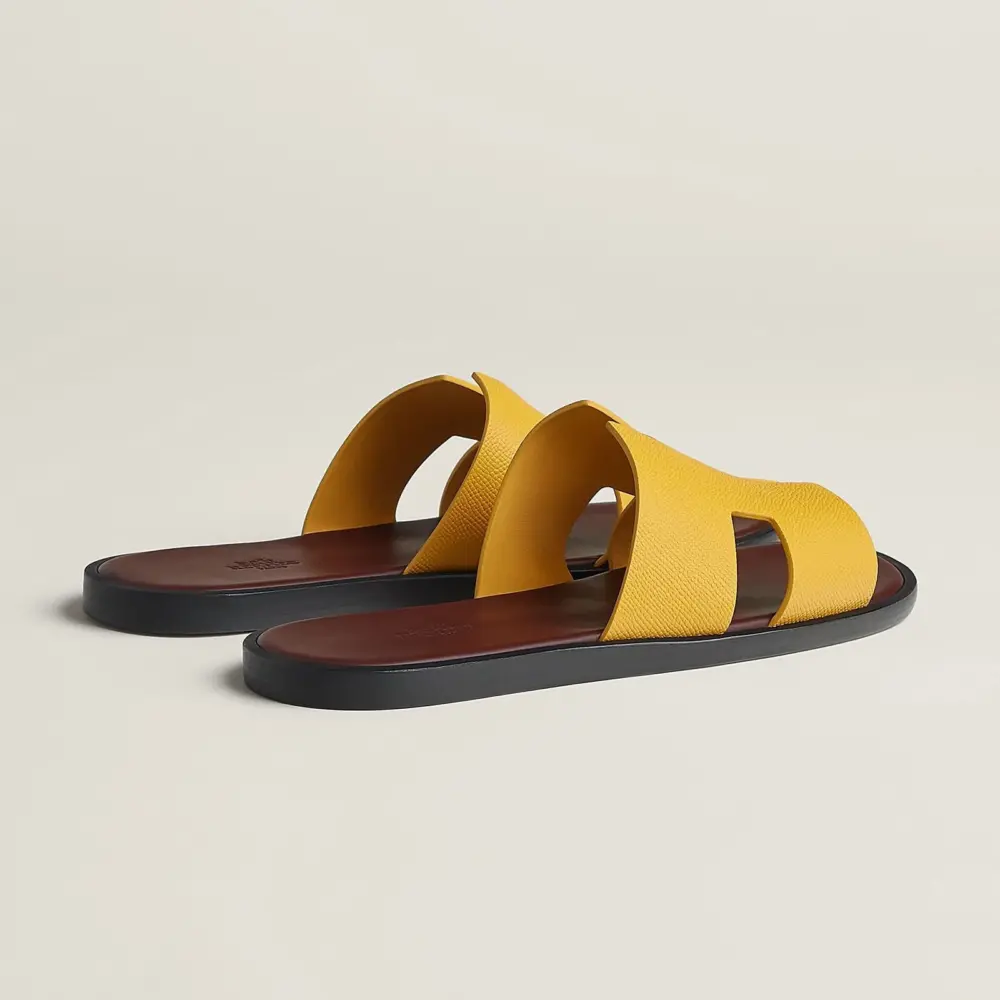 Dép Hermes Izmir Sandal 'Jaune Soleil' H221824ZH15400 - Ảnh 3