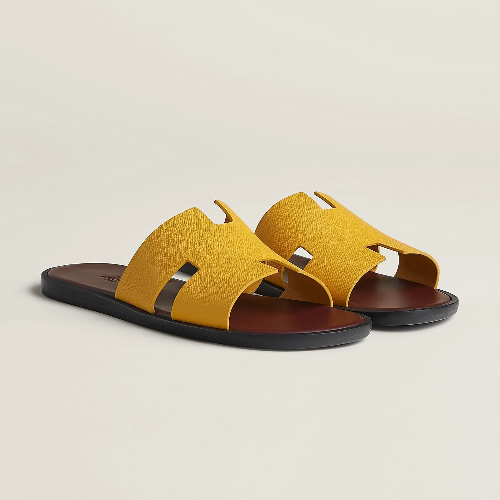 Alternative view of Dép Hermes Izmir Sandal 'Jaune Soleil' H221824ZH15400