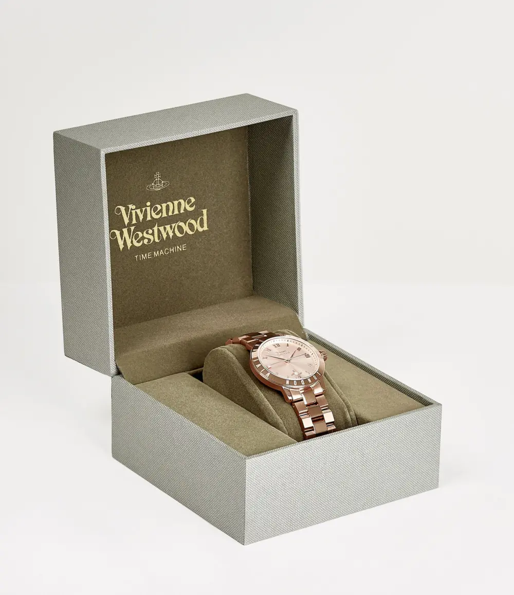 Đồng Hồ Vivienne Westwood Bloomsbury 'Gold Rose' VV152RSRSXXXROSE - Ảnh 4