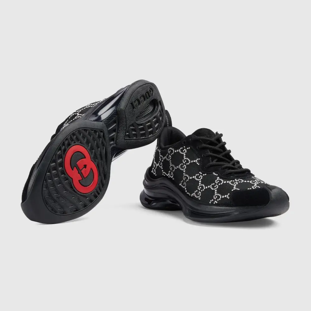 Giày Gucci Run GG Mesh Sneaker 'Black' 58088-FACG4-1099 - Ảnh 3