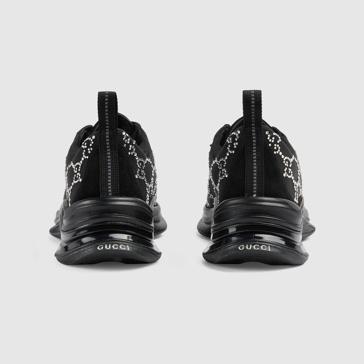 Alternative view of Giày Gucci Run GG Mesh Sneaker 'Black' 58088-FACG4-1099