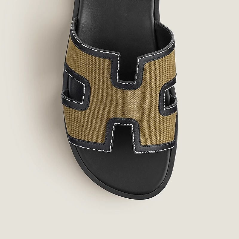 Dép Hermes Izmir Sandal 'Olive Green' H221825ZHKN410 - Ảnh 4