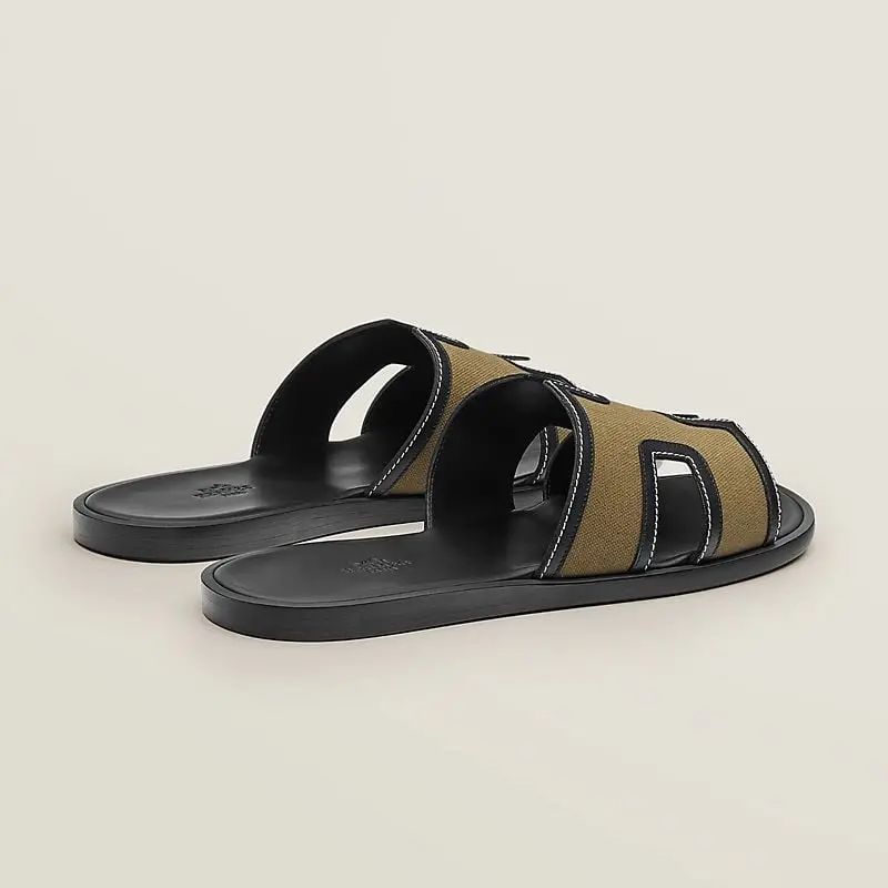Dép Hermes Izmir Sandal 'Olive Green' H221825ZHKN410 - Ảnh 3