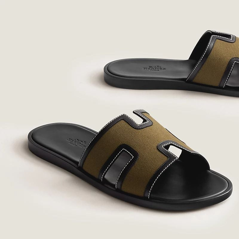 Alternative view of Dép Hermes Izmir Sandal 'Olive Green' H221825ZHKN410
