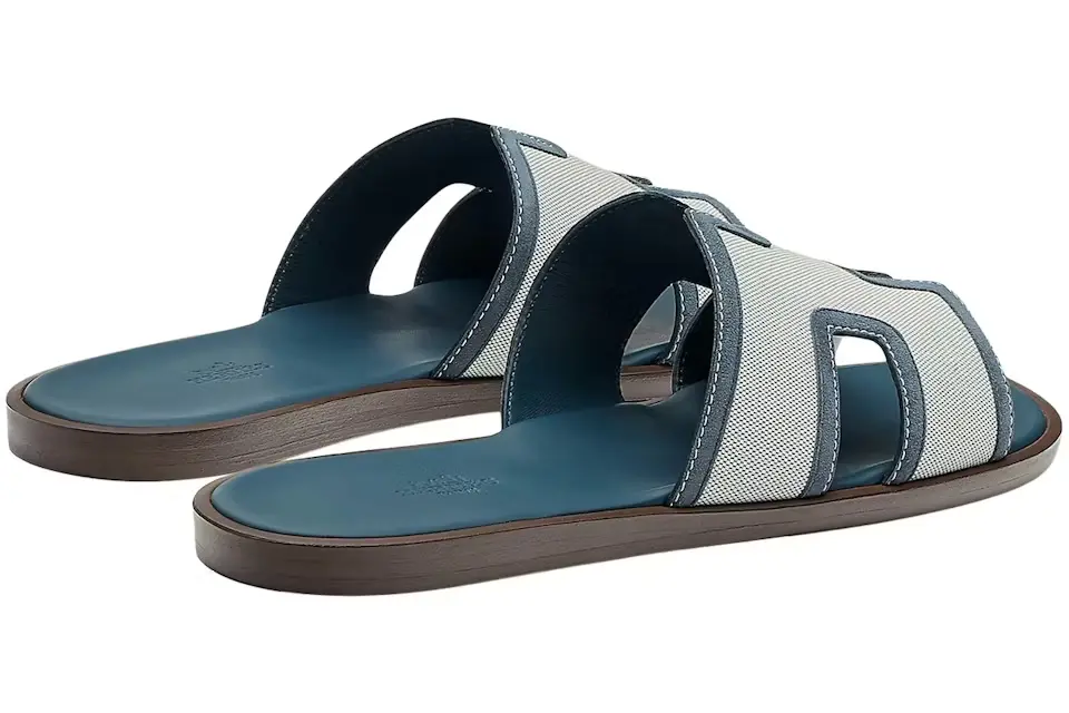 Dép Hermes Izmir Sandal 'Blue' H221821ZHB1410 - Ảnh 2