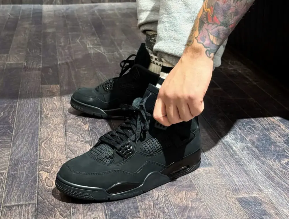 Giày Nike Air Jordan 4 Retro ‘Black Cat’ IB4171-010 - Ảnh 5