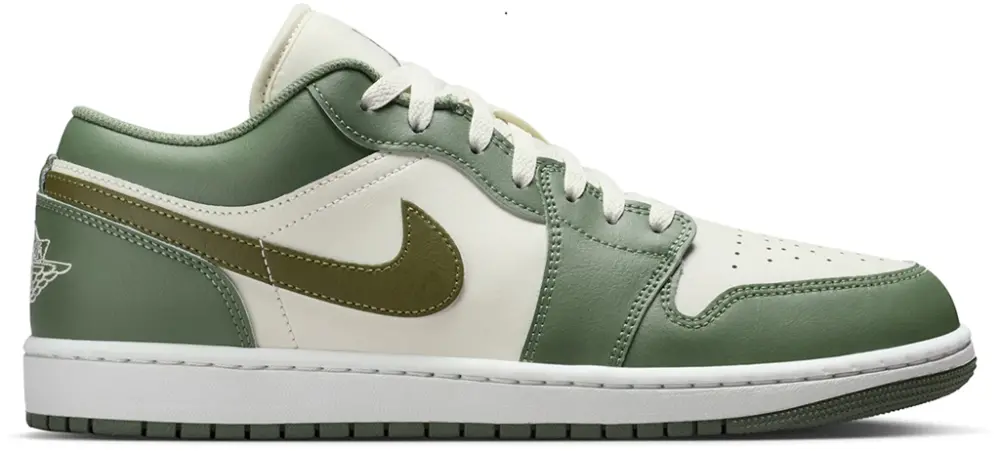Giày Nike Air Jordan 1 Low ‘Medium Olive’ 553558-300