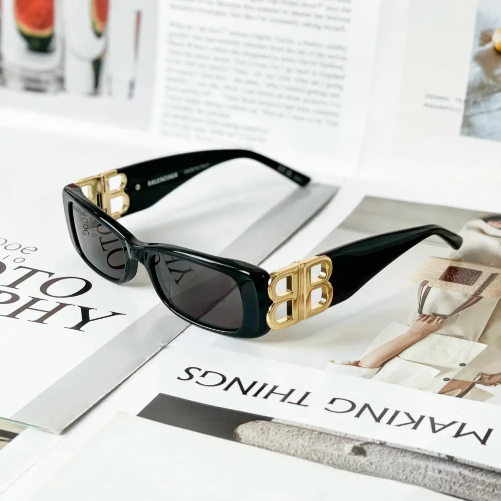 Kính Balenciaga Sunglasses 'Black' BB0096S-001 - Ảnh 4