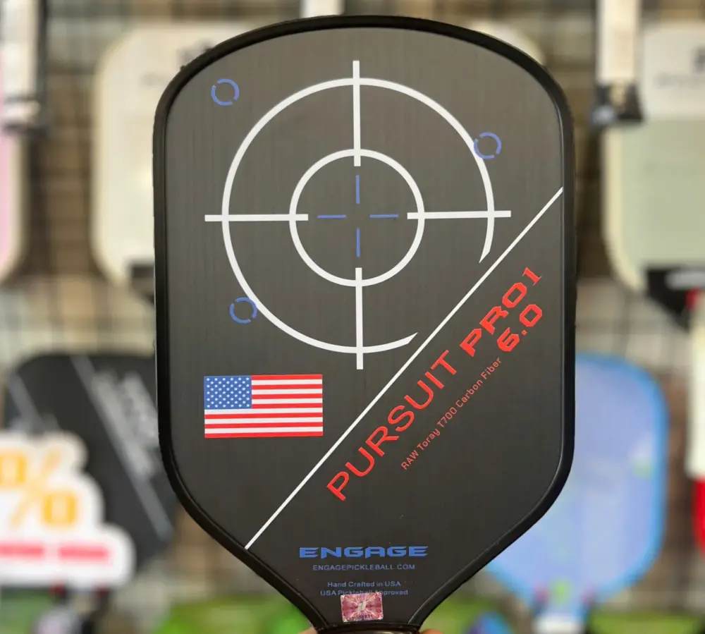 Vợt Pickleball Engage New Pursuit Pro1 6.0 16mm 'Black' - Ảnh 3