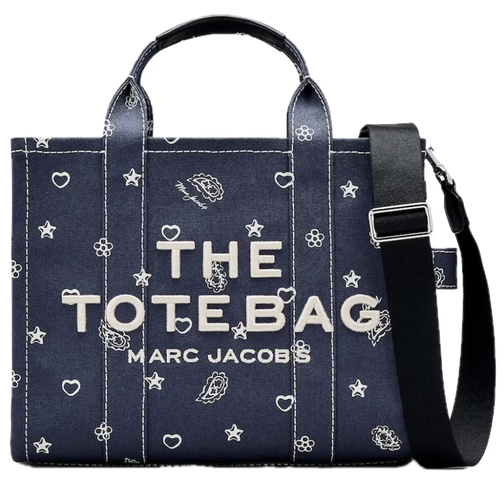 Túi Marc Jacobs Bandana Medium Tote Bag 'Navy' 2R5HTT003H02-411