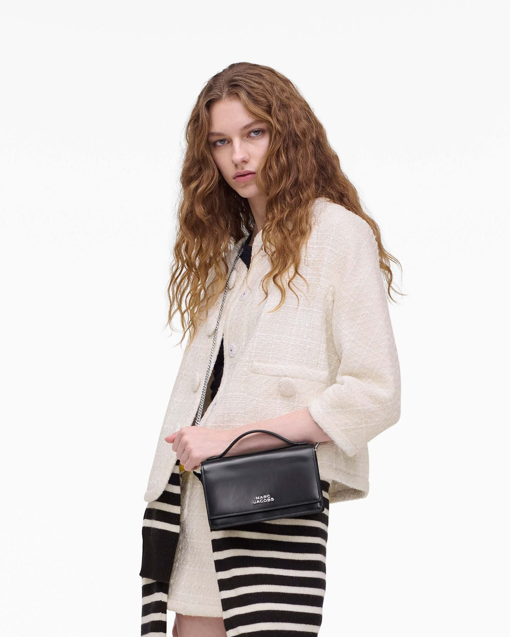 Túi Marc Jacobs Glam Mirror Mini Bag 'Black' 2R5SMN030S01-001 - Ảnh 5