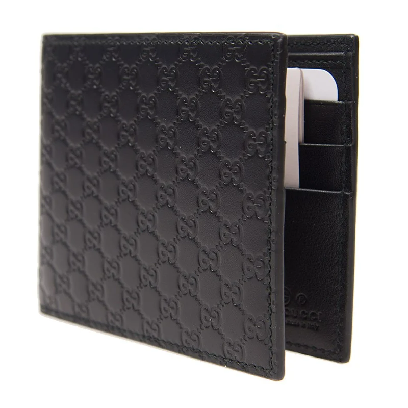 Ví Gucci Wallets Short Fold Wallet ‘Black’ 260987-BMJ1N-1000 - Ảnh 3