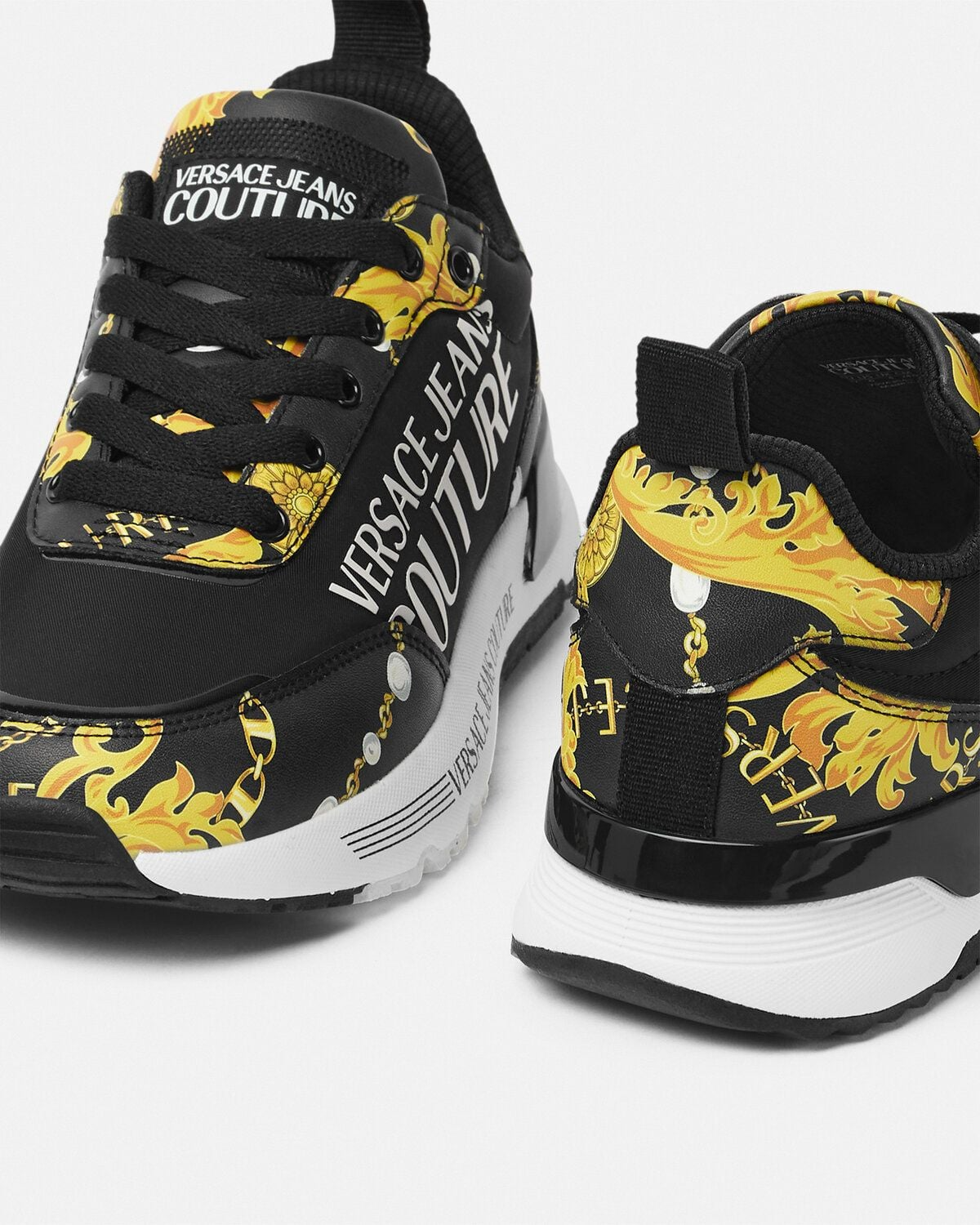 Alternative view of Giày Versace Jeans Couture Dynamic Chain Couture Trainers 'Black' E77VA3SA3-EZP341-EG89