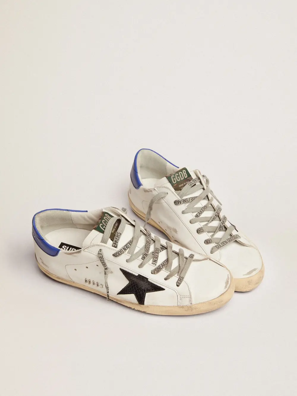 Giày Golden Goose Super-Star 'Blue Heel' GMF00101-F002719-10648 - Ảnh 4