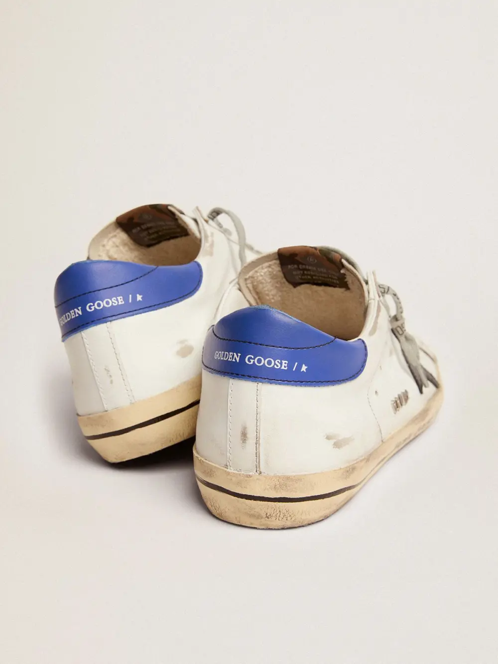Alternative view of Giày Golden Goose Super-Star 'Blue Heel' GMF00101-F002719-10648