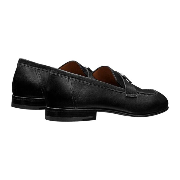 Giày Hermes Paris Loafer ‘Black’ H172368ZA02390 - Ảnh 3