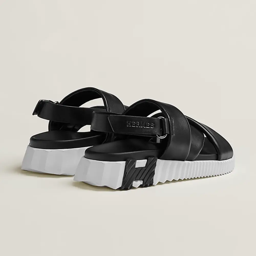 Dép Hermes Electric Sandal ‘Black’ H222160Z-02350 - Ảnh 4