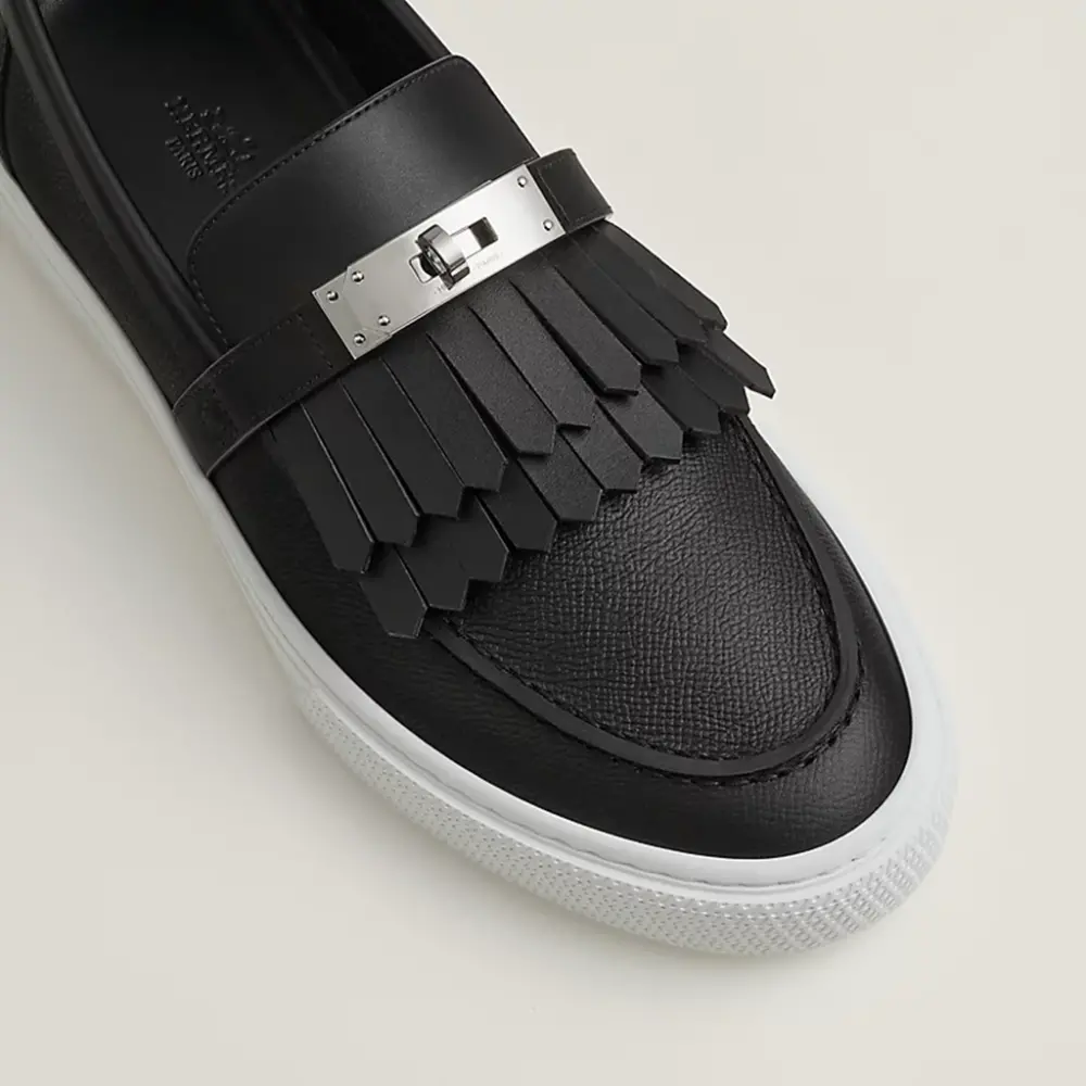 Giày Hermes Game Slip-on Sneaker ‘Black’ H241849ZH02400 - Ảnh 3