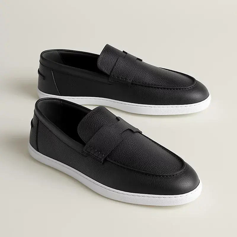 Giày Hermes Job Loafer ‘Black’ H251874ZA01420 - Ảnh 5