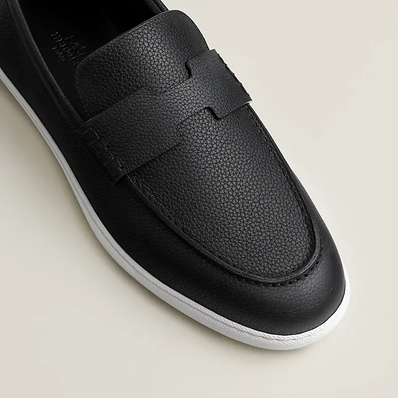Giày Hermes Job Loafer ‘Black’ H251874ZA01420 - Ảnh 2